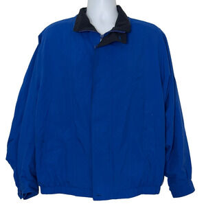 London Fog Jacket Mens Medium Lined Full Zip Windbreaker